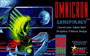 Omicron Conspiracy_Disk1 screen shot title